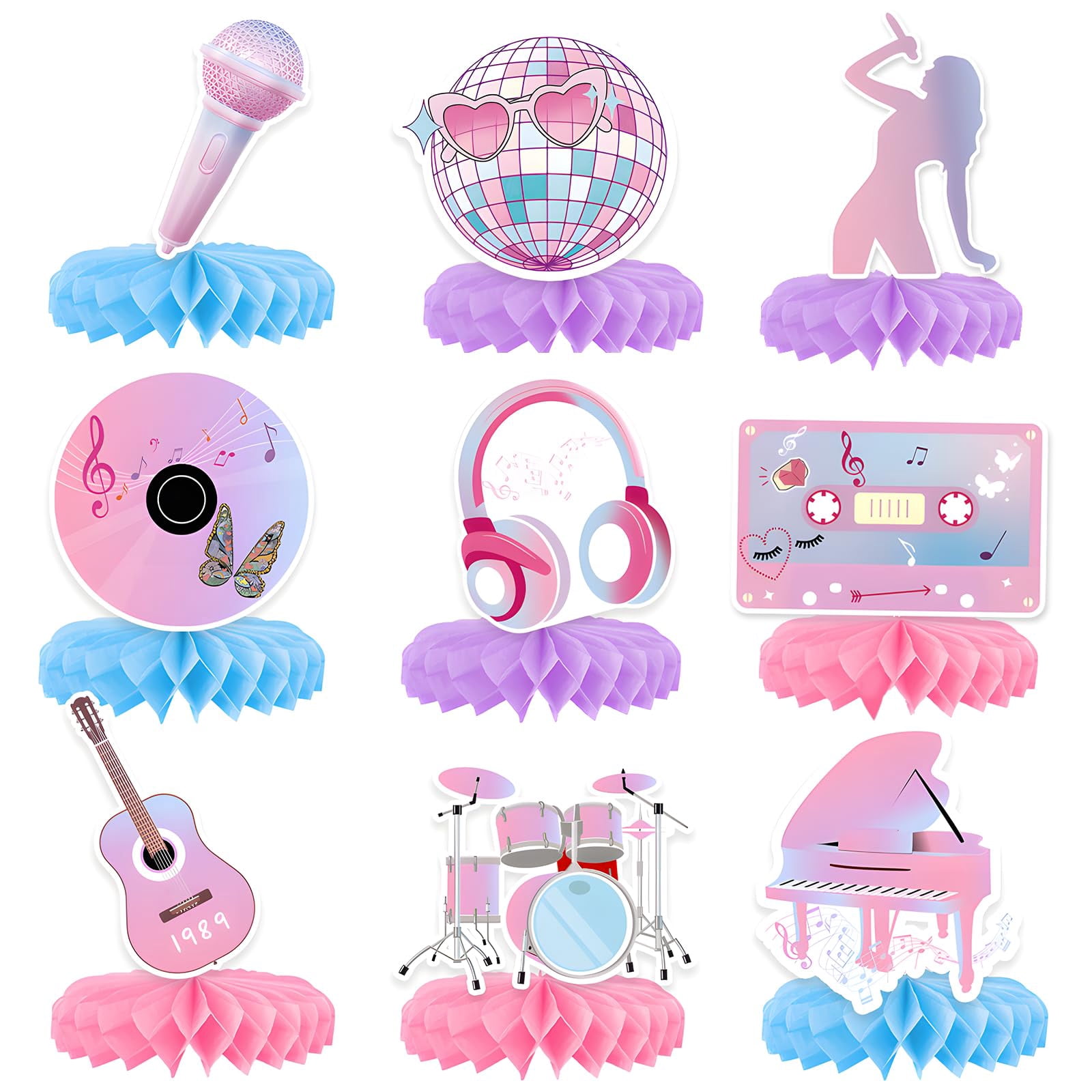12PCS Popular Birthday Party Decorations 13 Birthday Party Table...