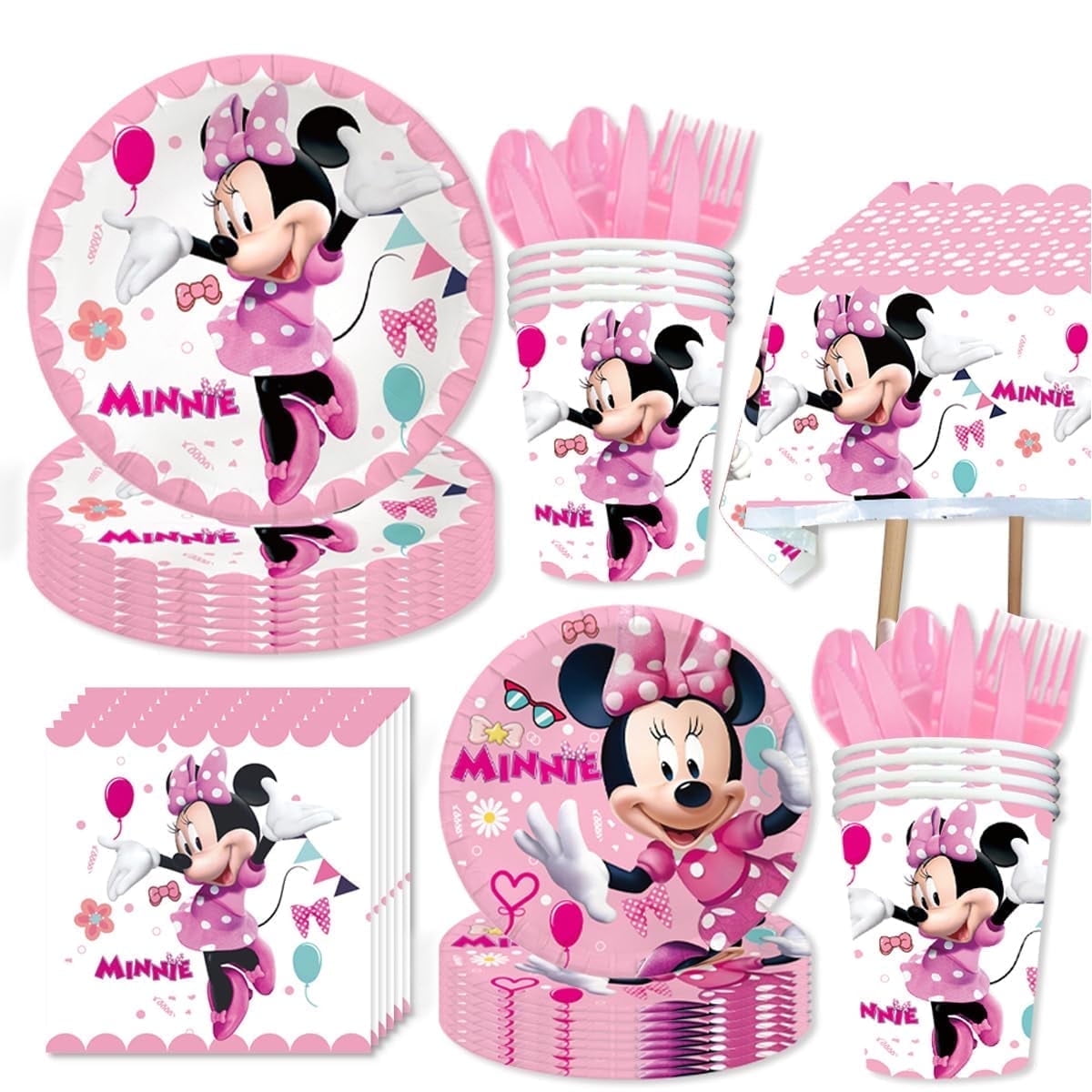 Minnie Mouse Party Supplies in Party \u0026 Occasions - Walmart.com, image size:1200x1200