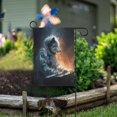 thumbnail image 1 of Birthday Party Garden Flags Outdoor Patio Decoration Flags 28x40in Wolf Playing A Keyboard, 1 of 6