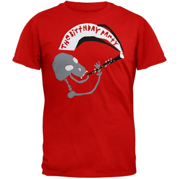 Birthday Party Men's Mr. Clarinet Slim Fit T-shirt Small Cardinal