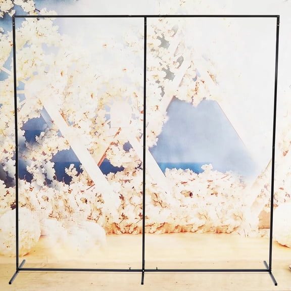 Birthday Party Props Free Standing Heavy Duty Wedding Arch Frame Backdrop Stand for Anniversary Celebrations, School Opening Ceremonies, Graduation Party Decorations, Bachelor Parties
