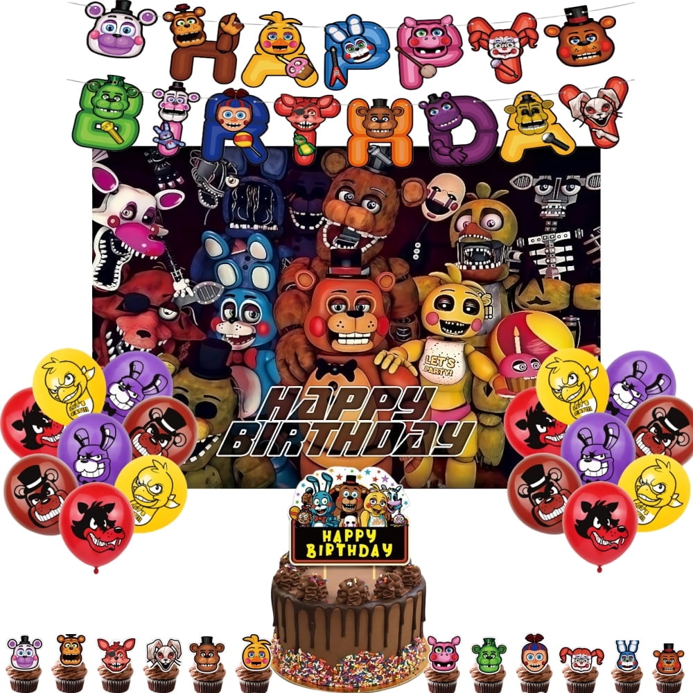 five-nights-at-freddy-s-happy-birthday-banner for Free Printable Five Nights At Freddy S Birthday Banner Five Nights At Freddy's Happy Birthday Banner for Free Printable Five Nights At Freddy S Birthday Banner