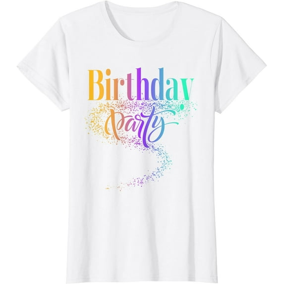 Birthday Party T Shirt Matching Family Friends Party Bday T-Shirt