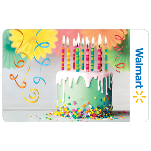 Birthday Party Walmart Gift Card Walmart Business Supplies
