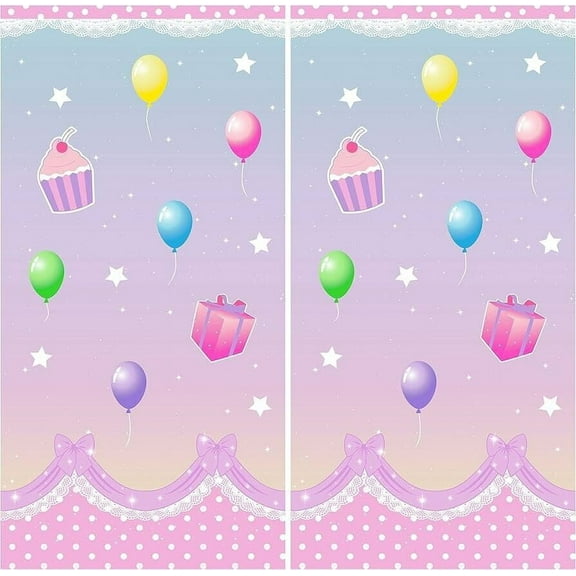 Birthday Pastel 2 Panel Photo Backdrop 5 By Forum
