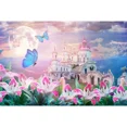 thumbnail image 1 of Birthday Photoz In Wonderland Photography Backdrop Fairy Forest Flower Background Sign Photo Wall, 1 of 8