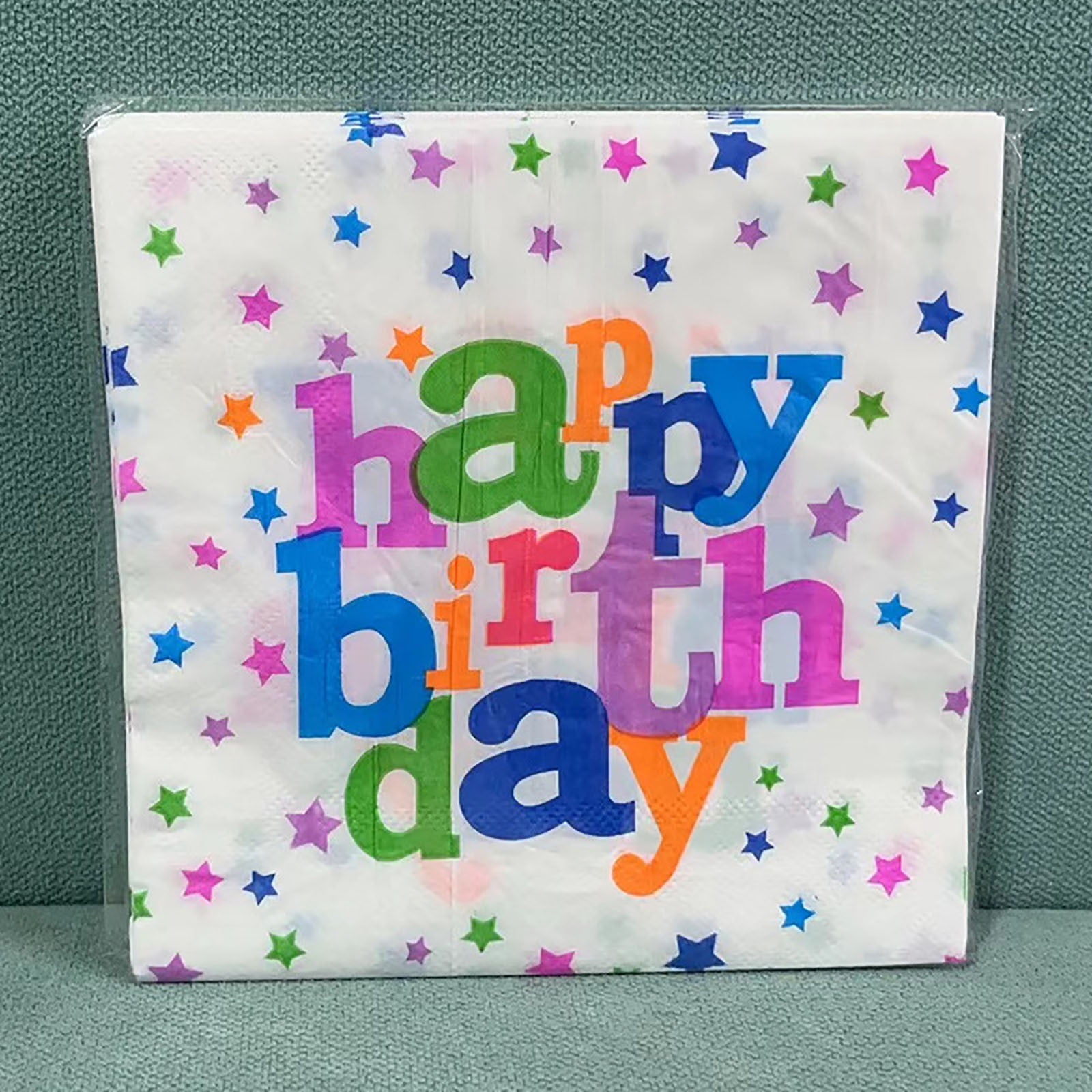 Gold Happy Birthday Plate Plastic 10 Pack 26cm main image 1