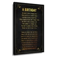 thumbnail image 1 of A Birthday Poem Wall Decor Christina Rossetti Quote Wall Art Poetry Poster Prints Vertical Pictures Decoration Living Room Picture Gifts Framed 20x30 in, 1 of 5