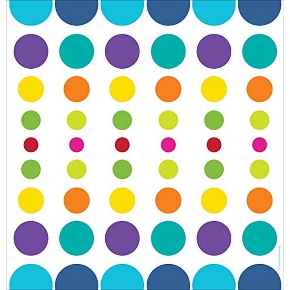 Birthday Pop Modern Polka Dots Bright Adult Party Decoration Plastic Tablecover