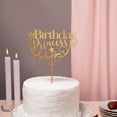 thumbnail image 1 of Birthday Princess Cake Topper for a Majestic Celebration | Acrylic Cake Topper | Personalized Cake Topper | Custom Cake Topper, 1 of 4