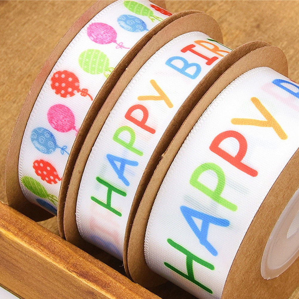 Paper Ribbon For Decor Birthday Print Ribbon Wedding Décor Curly Wired Decor for Flower ...