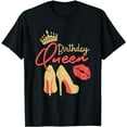 thumbnail image 1 of Birthday Queen Happy Birthday Quote Girls Women T-Shirt, 1 of 5