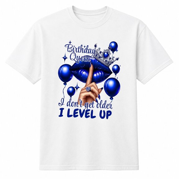 Birthday Queen Level Up Graphic T-Shirt, Unisex Classic Fit