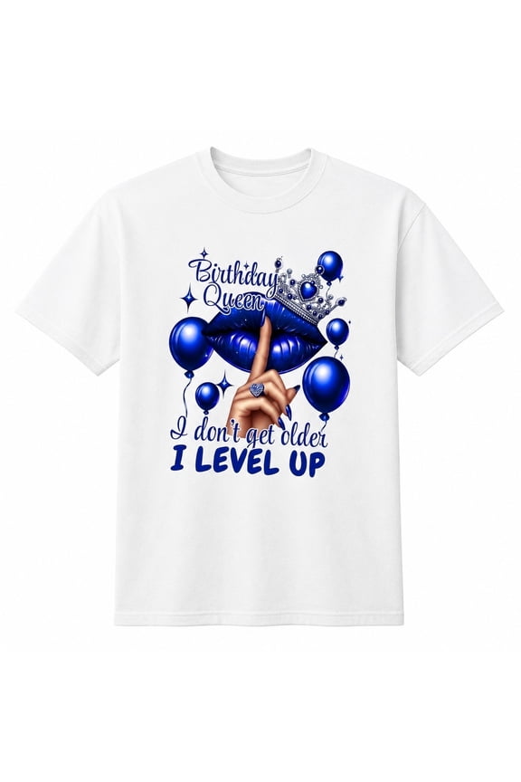 Birthday Queen Level Up Graphic T-Shirt, Unisex Classic Fit