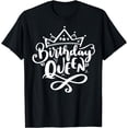 thumbnail image 1 of Birthday Queen Tee Queen Birthday Gift Birthday Woman T-Shirt, 1 of 4