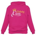 thumbnail image 1 of Birthday Queen Top for Women and Girls Birthday Girl Crown Women Hoodie Medium Pink, 1 of 5