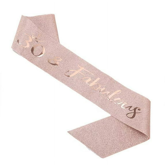 Birthday Sash And Tiara Rose Gold Birthday Sash Crown 40 & Fabulous Shoulder Strap And Tiara For Women Year Old Rose Gold Suit