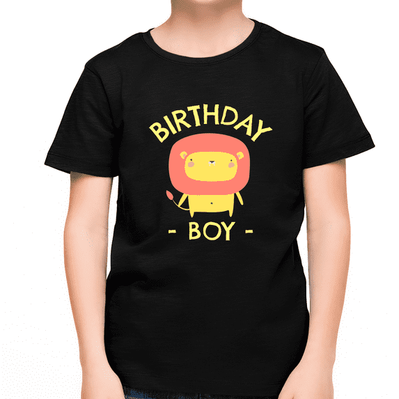 Birthday Shirt Boy Youth Toddler Birthday Shirt Baby Lion Birthday Shirts Birthday Boy Gifts