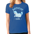 thumbnail image 1 of Birthday Shirt Girl Birthday Girl Baby Blue Unicorn Birthday Shirt Birthday Girl Gift, 1 of 6