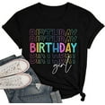 thumbnail image 1 of Birthday Shirt for Women Funny It's My Birthday T-Shirts Short Sleeve Casual Celebration Birthday Party Gift Tee Tops, 1 of 3