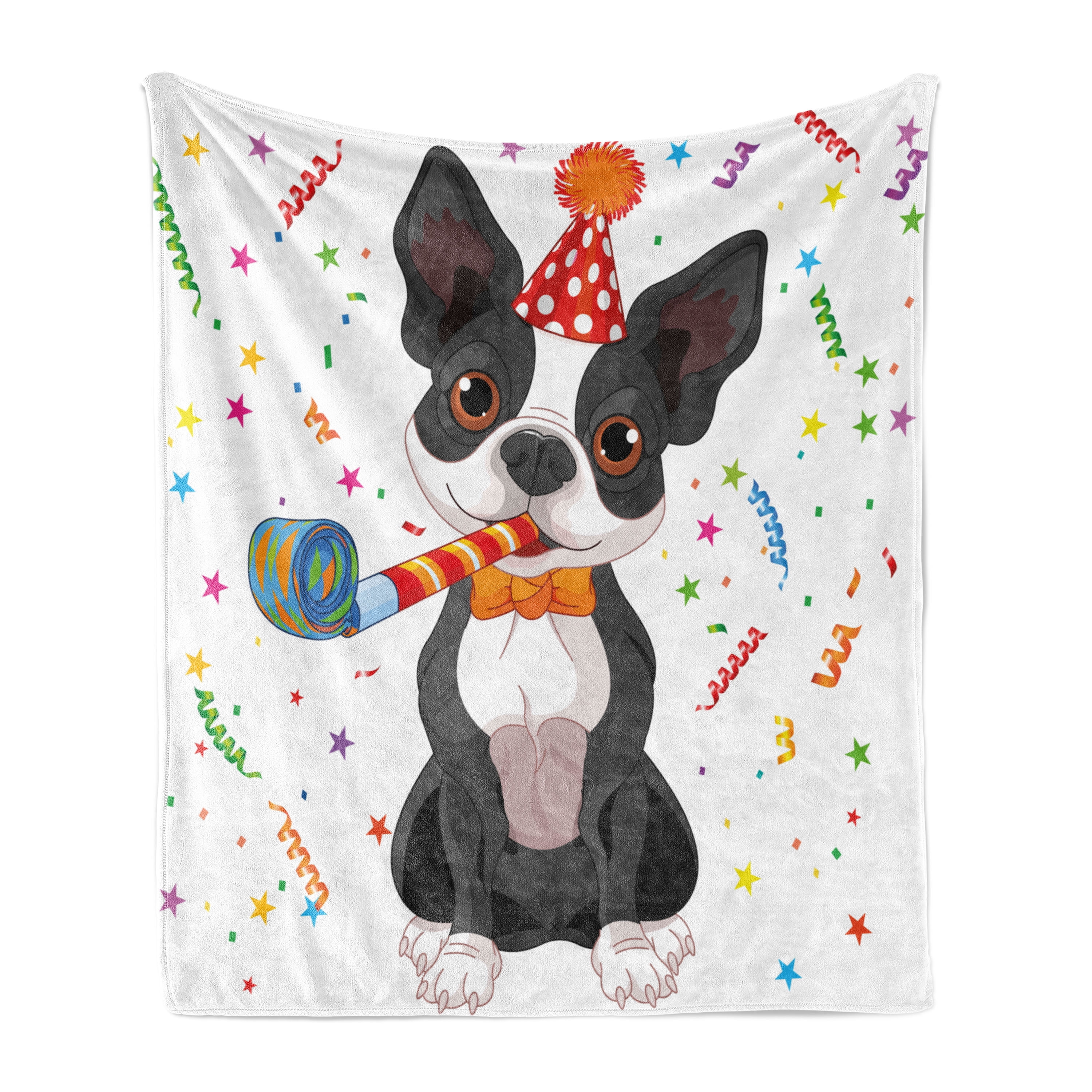 Boston terrier blanket store walmart