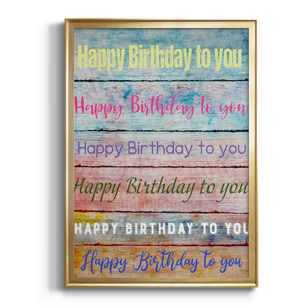 Birthday Song Premium Framed Print - Ready to Hang