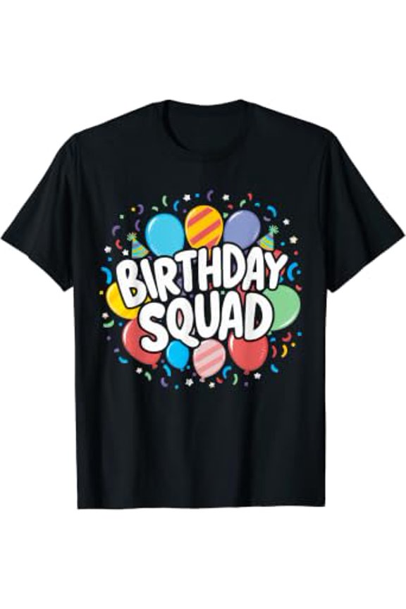 Birthday Squad Birthday Crew Party T-Shirt