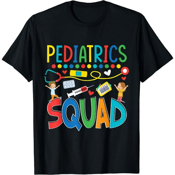 Birthday Squad Birthday Party Funny Men Women Girls Kid T-Shirt Black Medium