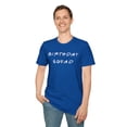 thumbnail image 1 of Birthday Squad, Gildan Unisex Softstyle T-Shirt, Graphic Tee, S-3XL, 1 of 5