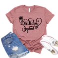 thumbnail image 1 of Birthday Squad Shirt Party T-shirt Queen Tshirt Sassy Tee Celebration Shirts Women's Bday Gift, 1 of 3