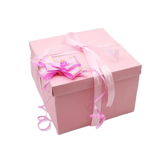 Birthday Surprise Explosion Gift Box – Creative Wedding Candy Box, Multi-Layer Folding Surprise Gift Package, Storage Boxes, Pink