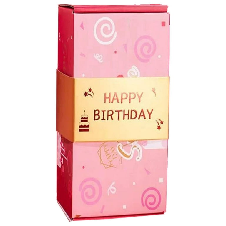 Birthday Surprise Gift Box, Pop Up Explosion Birthday Card, Happy Birthday Surprise  Gift Box Explosion for Money and Others, Cash Birthday Surprise Box for  Women/Men/Girls/Kids 