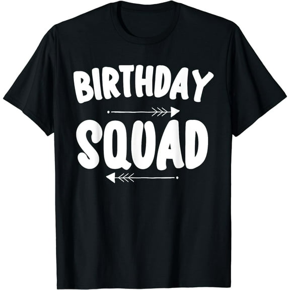 Birthday Surprise Party Matching Family Group Birthday Squad T-Shirt