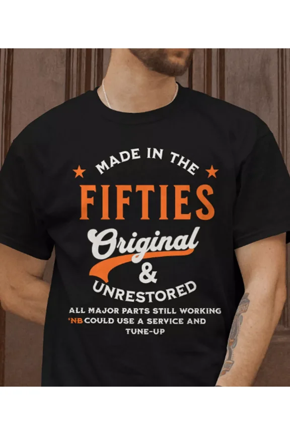 Birthday T-Shirt Made In The Fifties T-Shirt 70th 00th 50's Decade T-Shirt Gift