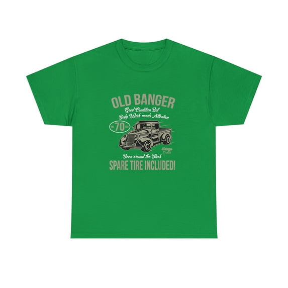 Birthday T-Shirt Vintage Old Banger 70 Years Old T-Shirt