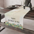 thumbnail image 1 of Birthday Table Runner, Modern Simple Tablecloth, Suitable for Kitchen, Dining Room and Living Room, Display Wedding Party Table Setting Decoration, Birthday Gift, 1 of 5