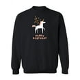 thumbnail image 1 of Birthday Unicorn Design. Sweatshirt Women -Image by Shutterstock, Female XX-Large, 1 of 4