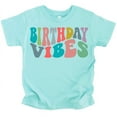 thumbnail image 1 of Birthday Vibes Toddlers and Youth Girls Birthday Shirts Chill Shirt 5-6, 1 of 2