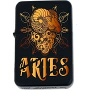 Birthday Zodiac Signs, Horoscope Symbols, Astrology Icons Collection Gifts Infinity Black Matt Windproof Lighters! Aries