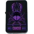 thumbnail image 1 of Birthday Zodiac Signs, Horoscope Symbols, Astrology Icons Collection Gifts Infinity Black Matt Windproof Lighters! (Cancer 2), 1 of 2