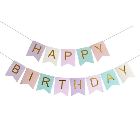 Birthday decoration, happy birthday birthday banner, decoration for party