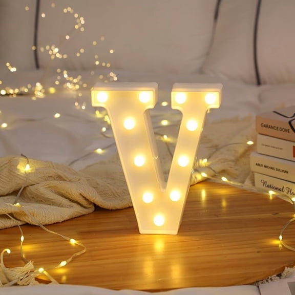 Birthday letter light,Light Up Letters,Battery Powered Light Up Letters for Wall & Table Decor, Birthday, Wedding, Party & Holiday Night Light