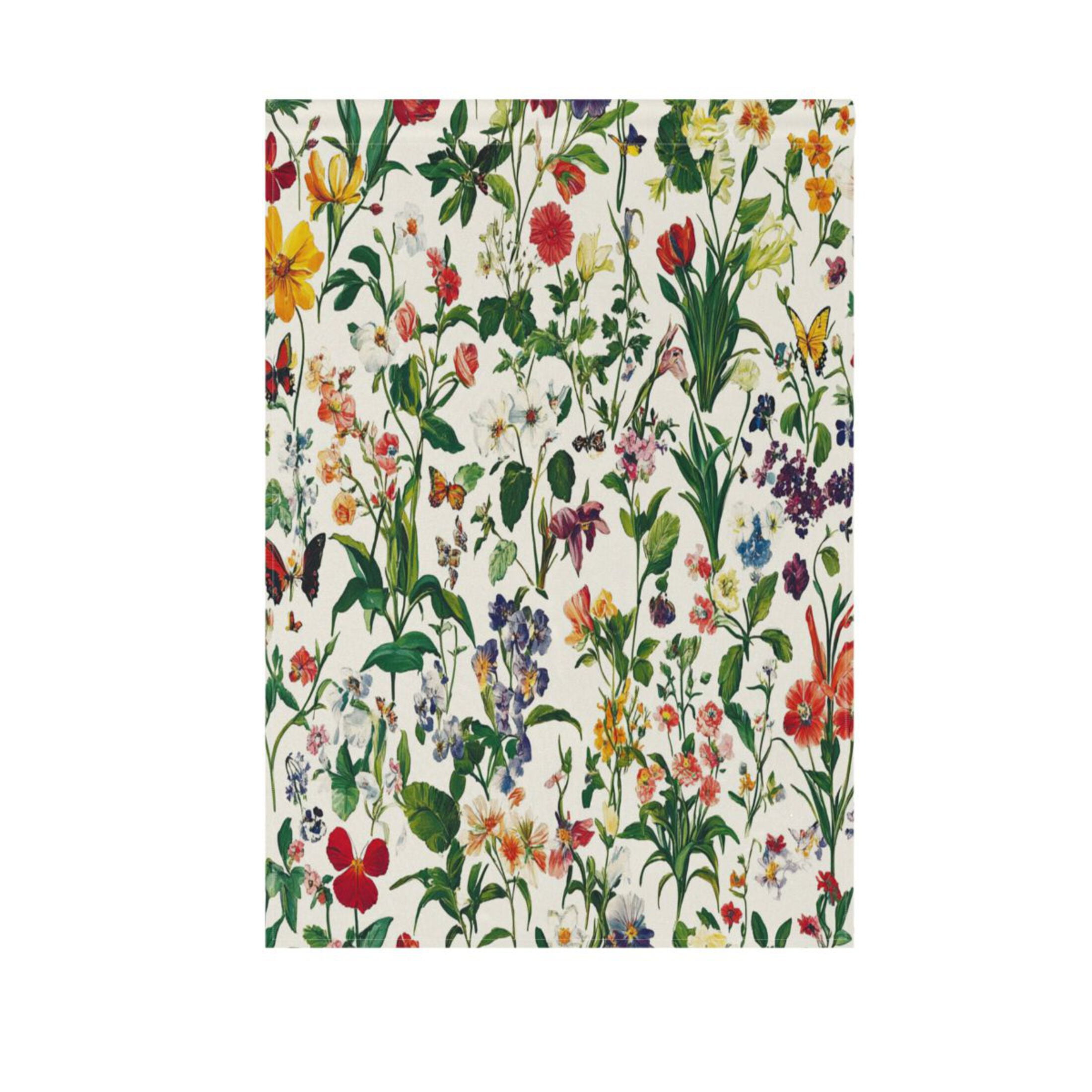 Birthday party garden flags, outdoor patio decoration flags with cute