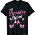 thumbnail image 1 of Birthday squad crown elegant design diva squad girls women T-Shirt, 1 of 3