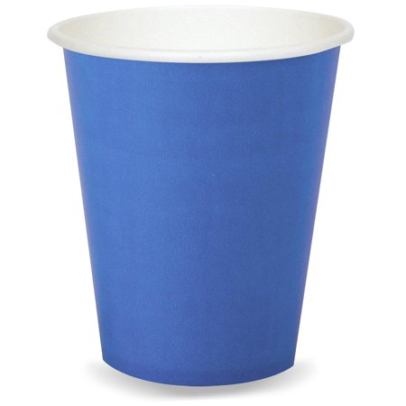 Cobalt Blue Party Supplies - 9oz. Cups (8)