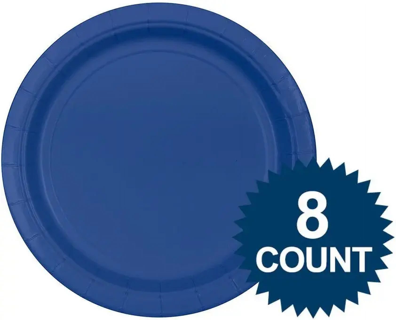 Neon Yellow Paper Dessert Plates, 7in, 70ct