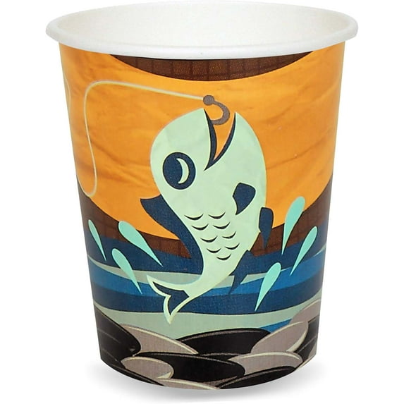 Party Destination Let's Go Camping 9 oz. Paper Cups