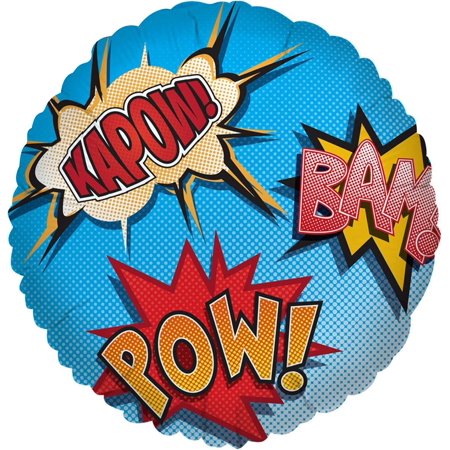 Superhero Comics Foil Balloon