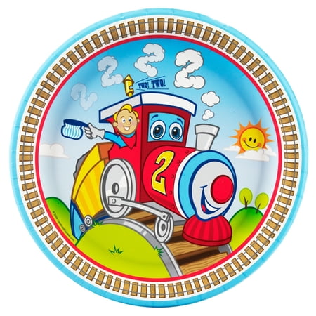 BirthdayExpress Two-Two Train 2nd - Dinner Plate (48)