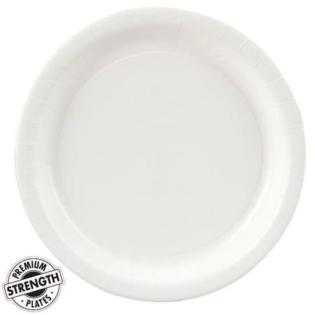 BirthdayExpress White 9" Paper Plate 8ct.